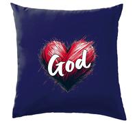 Amore Cuore Dio - Cuscino - Pregare Chiesa Love Dio Gesù Religione Padre