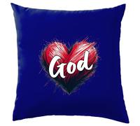 Amore Cuore Dio - Cuscino - Pregare Chiesa Love Dio Gesù Religione Padre