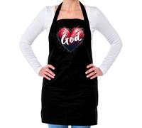 Amore Cuore Dio - Unisex Adulti Grembiule - Pregare Chiesa Gesù Religione Padre