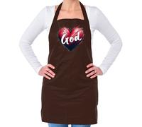 Amore Cuore Dio - Unisex Adulti Grembiule - Pregare Chiesa Gesù Religione Padre