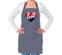 Amore Cuore Dio - Unisex Adulti Grembiule - Pregare Chiesa Gesù Religione Padre