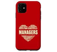 Amore Cuore Fatti Manager Amante Gestire la Vita Nice Manager Custodia per iPhone 11