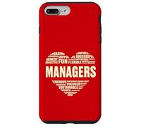 Amore Cuore Fatti Manager Amante Gestire la Vita Nice Manager Custodia per iPhone 7 Plus/8 Plus