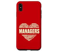 Amore Cuore Fatti Manager Amante Gestire la Vita Nice Manager Custodia per iPhone XS Max