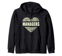 Amore Cuore Fatti Manager Amante Gestire la Vita Nice Manager Felpa con Cappuccio