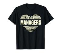 Amore Cuore Fatti Manager Amante Gestire la Vita Nice Manager Maglietta
