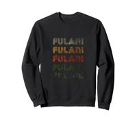 Amore Cuore Fulani Tee Grunge Vintage Style Nero Fulani Felpa