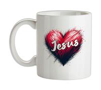Amore Cuore Gesù - Tazza IN Ceramica - Cristo Chiesa Pregare Religione Religioso