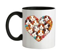 Amore Cuore Guinea Maiali - Tazza IN Ceramica - Cavia di Cinghiali Cucciolo