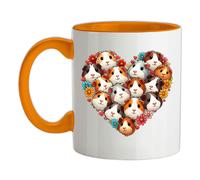 Amore Cuore Guinea Maiali - Tazza IN Ceramica - Cavia di Cinghiali Cucciolo