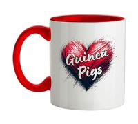Amore Cuore Guinea Maiali - Tazza IN Ceramica - Cavia di Guineapig Love Cucciolo