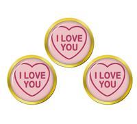 Amore Cuore i Love You Palla da Golf Marcatori