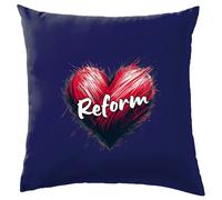 Amore Cuore Reform - Cuscino - Nigel Festa Farage UK Politica Elezioni Pm