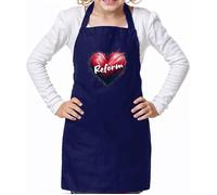 Amore Cuore Reform - Unisex Bambini Grembiule - Nigel Festa Farage UK Politica