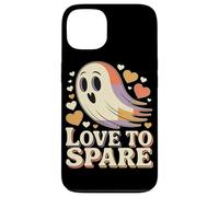 Amore da condividere Simpatico fantasma Cuori colorati Fan d Custodia per iPhone 13