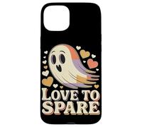 Amore da condividere Simpatico fantasma Cuori colorati Fan d Custodia per iPhone 15 Plus