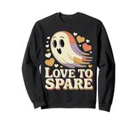 Amore da Condividere Simpatico Fantasma Cuori Colorati Fan d Felpa