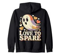 Amore da Condividere Simpatico Fantasma Cuori Colorati Fan d Felpa con Cappuccio