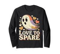Amore da Condividere Simpatico Fantasma Cuori Colorati Fan d Maglia a Manica