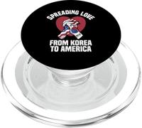 Amore dalla Corea all"America Mezzo americano metà coreano PopSockets PopGrip per MagSafe