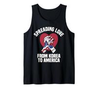 Amore dalla Corea allAmerica Mezzo Americano metà Coreano Canotta