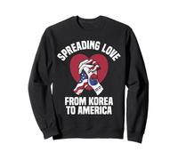 Amore dalla Corea allAmerica Mezzo Americano metà Coreano Felpa