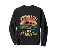 amore Diffusione come petali fare retrò Oldtimer bus Felpa