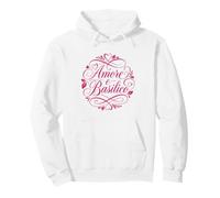 Amore e Basilico Design Italiano Love And Basilico Felpa con Cappuccio