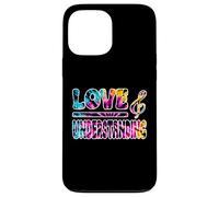AMORE E COMPRENSIONE retrò atmosfera 60s stile hippie vibes Custodia per iPhone 13 Pro Max