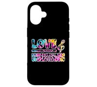 AMORE E COMPRENSIONE retrò atmosfera 60s stile hippie vibes Custodia per iPhone 16