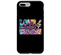 AMORE E COMPRENSIONE retrò atmosfera 60s stile hippie vibes Custodia per iPhone 7 Plus/8 Plus