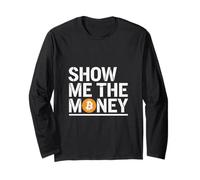 Amore E Denaro I Love Money Mostrami I Soldi Divertente Bitcoin Maglia a Manica