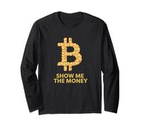 Amore E Denaro I Love Money Mostrami I Soldi Divertente Bitcoin Maglia a Manica