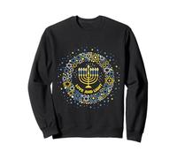 Amore e Luce Hanukkah Camicia Ebreo Menorah Ebreo Chanukah Felpa