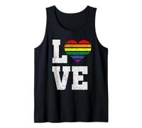 Amore e uguaglianza | Orgoglio LGBTQ | Orgoglioso alleato Rainbow Queer Canotta