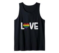 Amore e uguaglianza | Orgoglio LGBTQ | Orgoglioso alleato Rainbow Queer Canotta