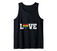 Amore e uguaglianza | Orgoglio LGBTQ | Orgoglioso alleato Rainbow Queer Canotta