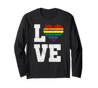 Amore e uguaglianza | Orgoglio LGBTQ | Orgoglioso alleato Rainbow Queer Maglia a Manica
