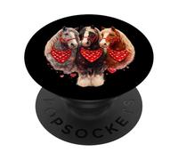 Amore equestre Tre Cavalli Opera D'arte PopSockets PopGrip Adesivo
