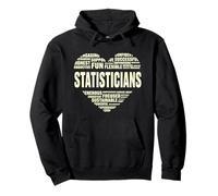 Amore Fatti Cuore Statistici Amante Amo Statistiche Matematica Vita Felpa con Cappuccio