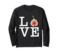 Amore Fichi Divertente I Frutta Cibo Cuoco Maglia a Manica