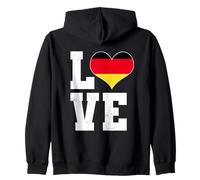 Amore Germania Germania Patria Tedesca Orgoglio Felpa con Cappuccio