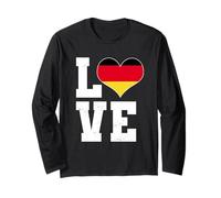 Amore Germania Germania Patria Tedesca Orgoglio Maglia a Manica