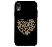 Amore Ghepardo Leopardo Stampa Cuore San Valentino Ragazze Donne Custodia per iPhone XR