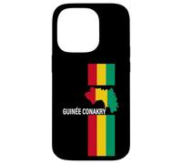 Amore Guinea Guinée Conakry Con Bandiera Guinéen mappa Custodia per iPhone 14 Pro