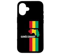 Amore Guinea Guinée Conakry Con Bandiera Guinéen mappa Custodia per iPhone 16