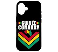 Amore Guinea Guinée Conakry Con Bandiera Guinéen mappa Custodia per iPhone 16