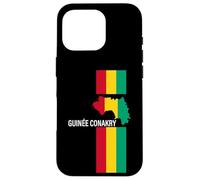 Amore Guinea Guinée Conakry Con Bandiera Guinéen mappa Custodia per iPhone 16 Pro