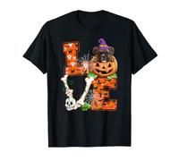 Amore Halloween Boxer Costume Strega Zucche Amante Maglietta