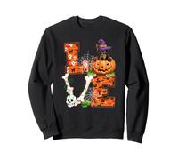 Amore Halloween Doberman Costume Strega Zucche Amante Felpa